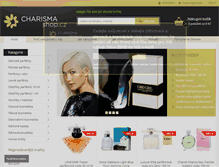 Tablet Screenshot of charisma-shop.cz